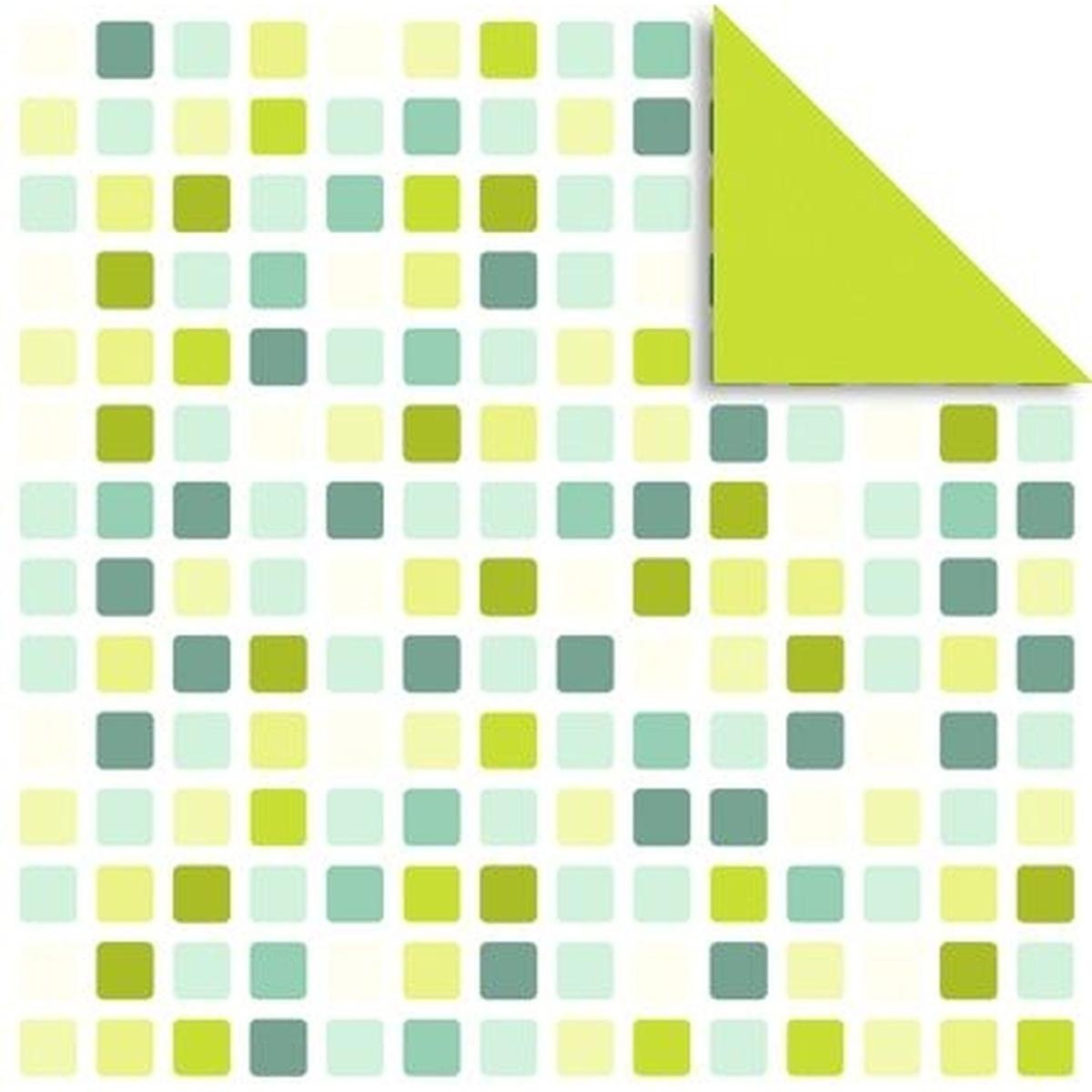 Ursus, Bastelpapier, Faltblätter Florentine Mosaik 80g/qm 15x15cm VE=65 Blatt Motiv 03 (80 g/m², 1 x)