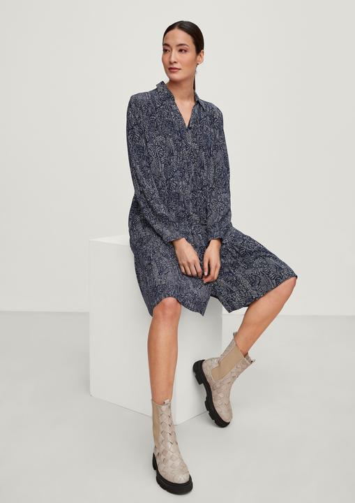 Produktbild Comma Kleid Viskosekleid mit Allovermuster (40)