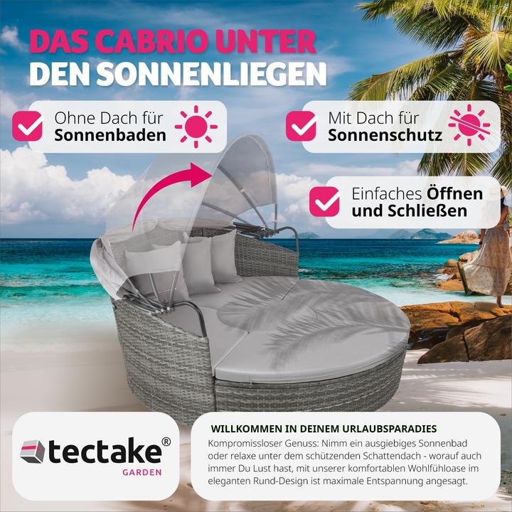 Image du produit tectake Salon de Jardin, Coquille