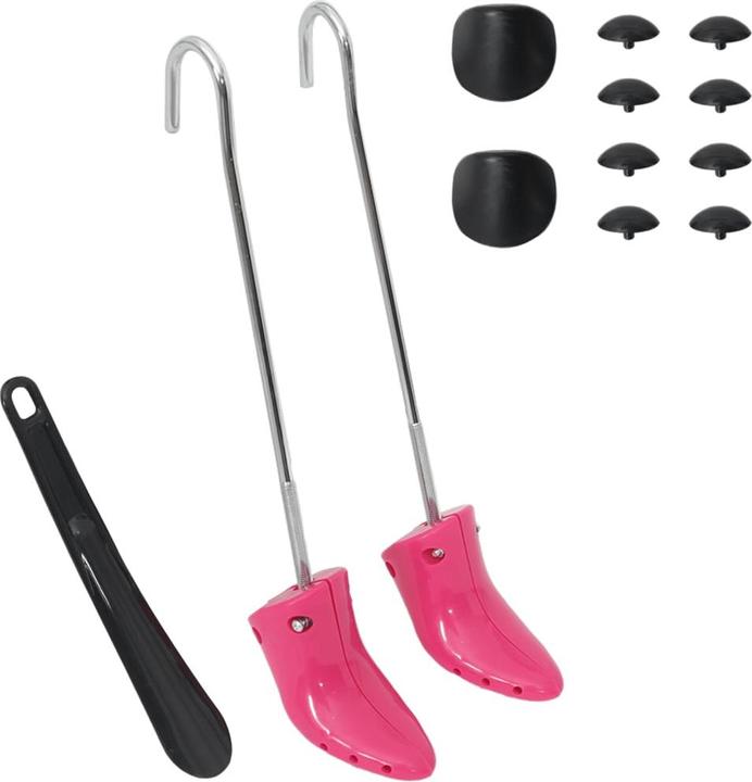 Produktbild VidaXL Stiefelspanner mit Schuhanzieher Rosa EU 34-40 (34, 35, 36, 37, 38, 39, 40, 1 x)