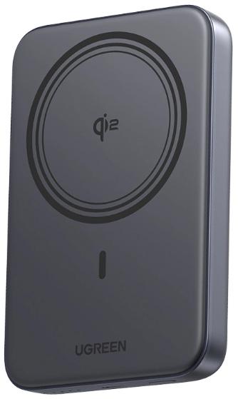 Actual product image Ugreen - Power Bank PB763 (55135B) - Magnetic Wireless Charging 15W, 10000mAh, PD20W - Space Gray (10000 mAh, 15 W)
