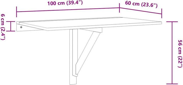Produktbild vidaXL Ariel (100 x 60 x 56 cm)