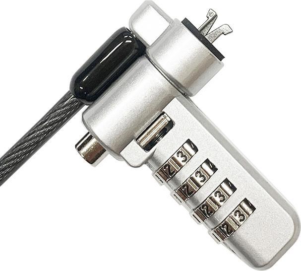 Actual product image DLH Universal Anti-Theft Security Cable With Code - Triple System