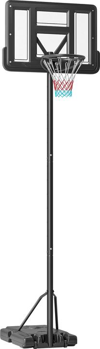 Produktbild Swisshandel24 2-in-1 Basketballständer, 195-370 cm Höhenverstellbarer Basketballkorb mit Ständer, Stahl