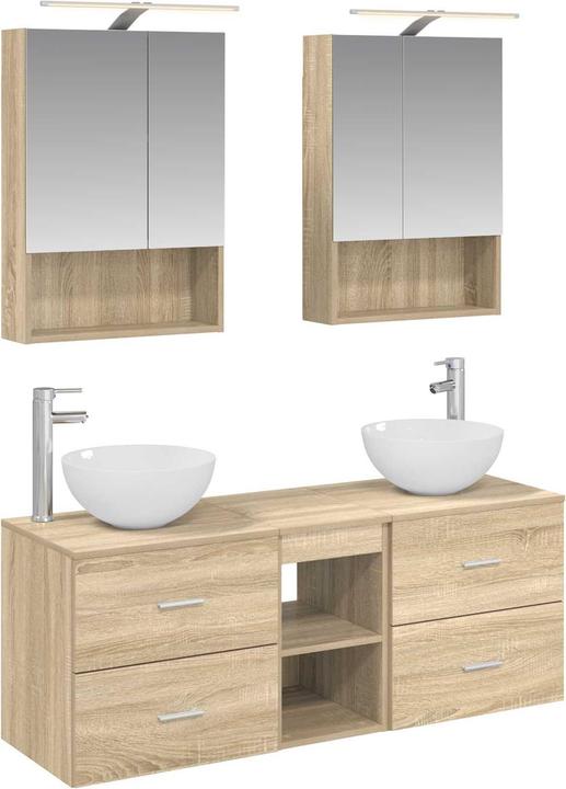 Produktbild vidaXL Badezimmerspiegel-Set (14.50 x 70 cm)