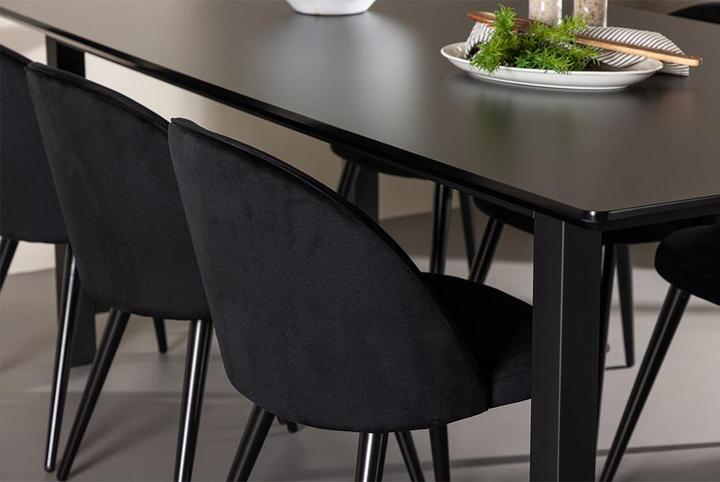Produktbild Ebuy24 Essgruppe Oslo schwarz (MDF)