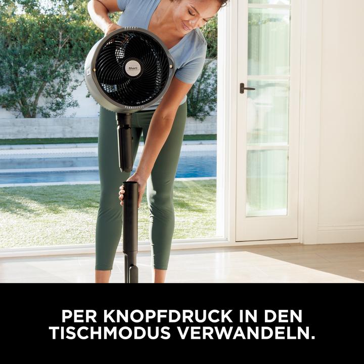 Actual product image Shark FlexBreeze Pro Mist Akku-Ventilator für innen und aussen mit Sprühsystem, tragbarer Sprühtank (57.70 dB)
