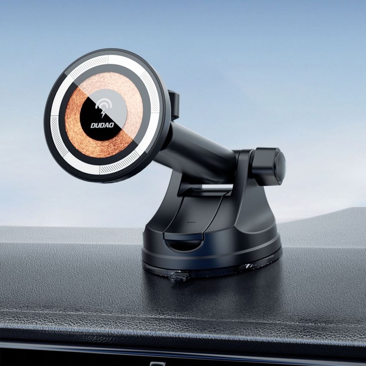 Image du produit Dudao F12MAX+ Chargeur sans fil 15W et support voiture