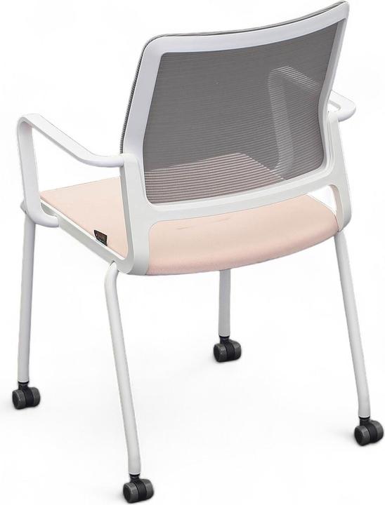 Produktbild Sitag 4-Fuss Stühle SitagXilium Mesh Rosa mit Fixarmlehnen, Neu (48 cm)