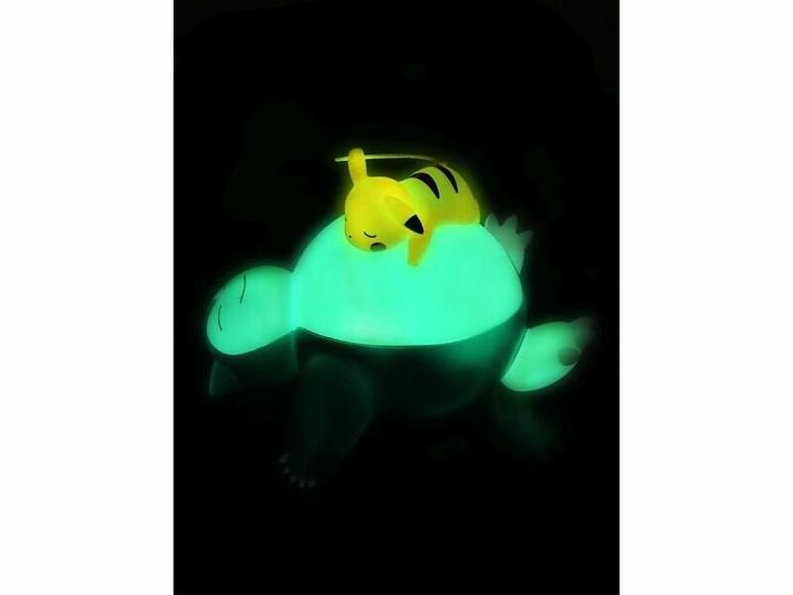 Actual product image Teknofun LED lamp Snorlax + Pikachu 18 cm (touch,lying).
