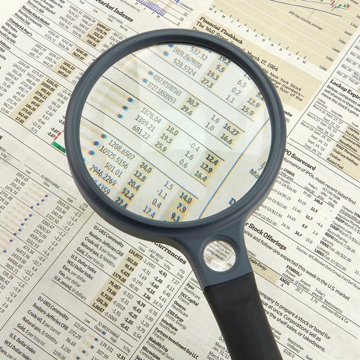 Produktbild Carson Handlupe mit Gummi Griff 2x90mm