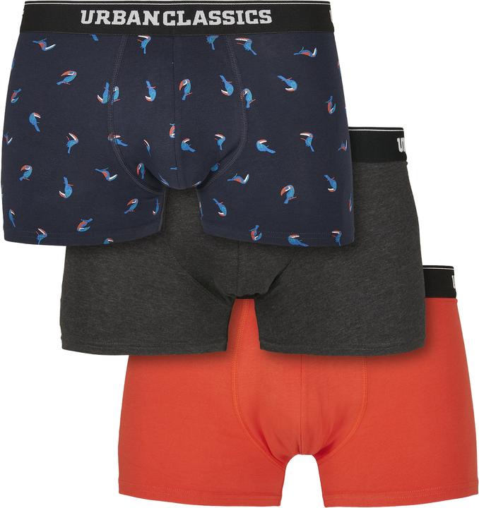 bird aop+ boxer orange + cha