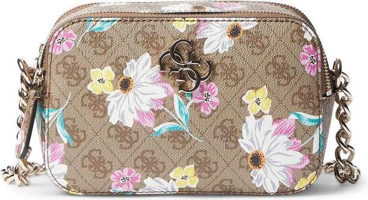 Immagine prodotto Guess Noelle, Double Zip Compartments, Textile Crossbody Bag, Floral, 20.3