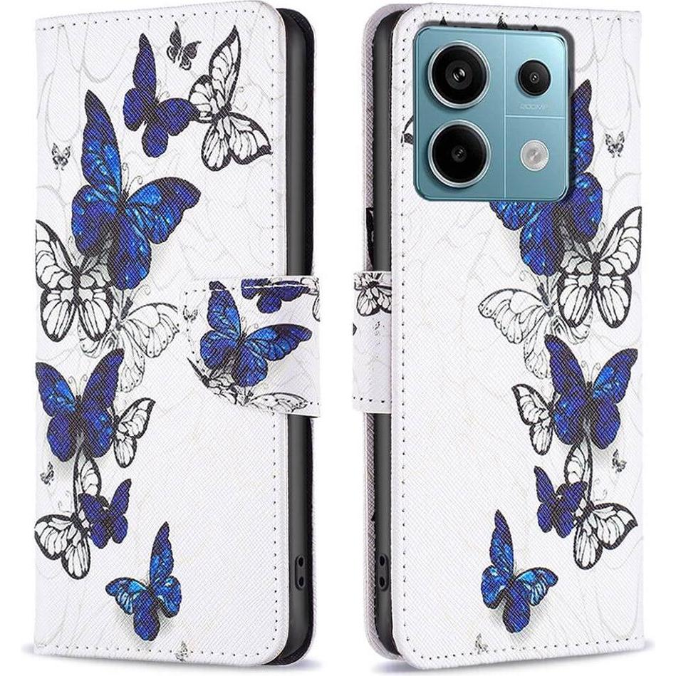Cover-Discount Poco M6 Pro / Redmi Note 13 Pro 4G - Hülle Schmetterlinge (Xiaomi Poco M6 Pro, Xiaomi Redmi Note 13 Pro 4...