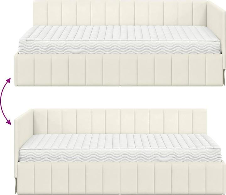 Actual product image vidaXL Eckbettgestell (100 x 200 cm)