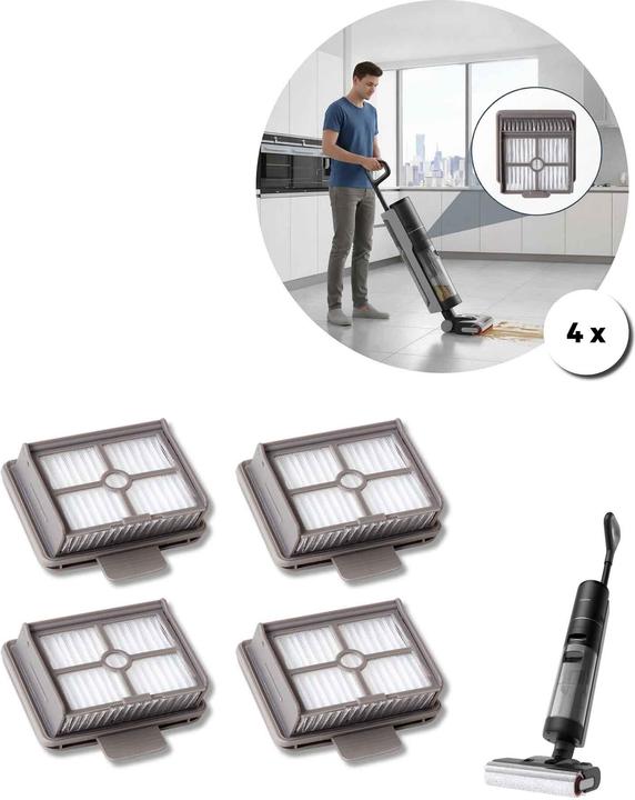 Actual product image Werkstein Dreame H12 Pro/M12 Hepa - Filter 4 Stück