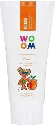 Woom Brand Kids Toothpaste Peach 3-8 Years - Baby Toothpaste (50 ml)