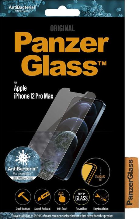 Actual product image PanzerGlass Screen Protector (1 pcs., Apple iPhone 12 Pro Max)