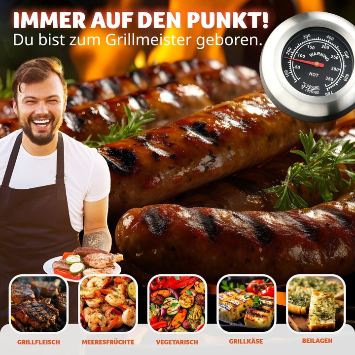 Produktbild tectake Holzkohlegrill (55 cm)