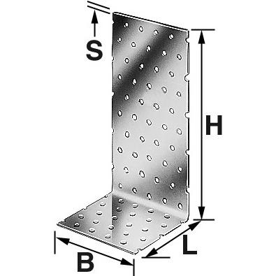 Simpson Sst, Baubeschläge + Holzverbinder, Winkelverbinder (Winkelverbinder, 1 Stk.)