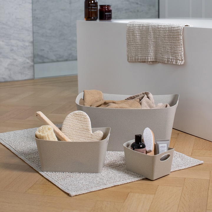 Actual product image Koziol BOXXX M storage box 3.5l grey/white (15 x 20 x 30 cm, 3.50 l)
