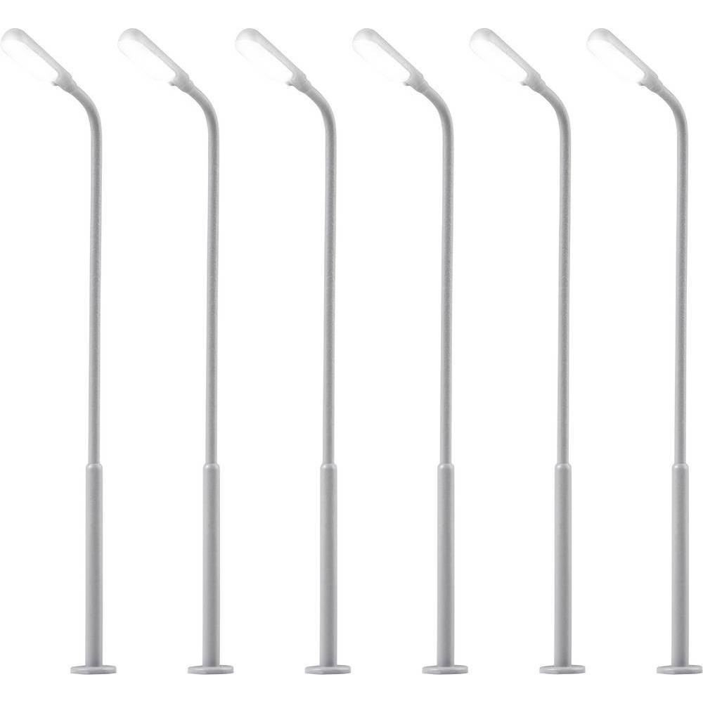 Viessmann Peitschenleuchte TT, LED weiss, 5+1