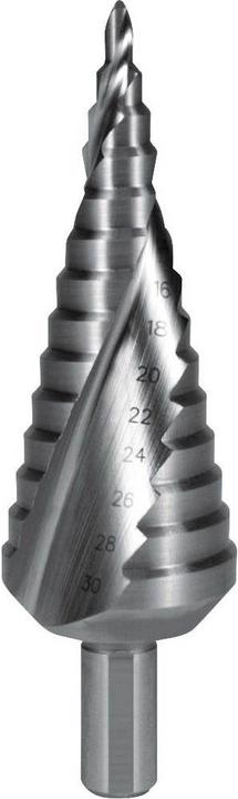 Actual product image Ruko Step drill HSS, spiral fluted with cross grinding (4 - 30)