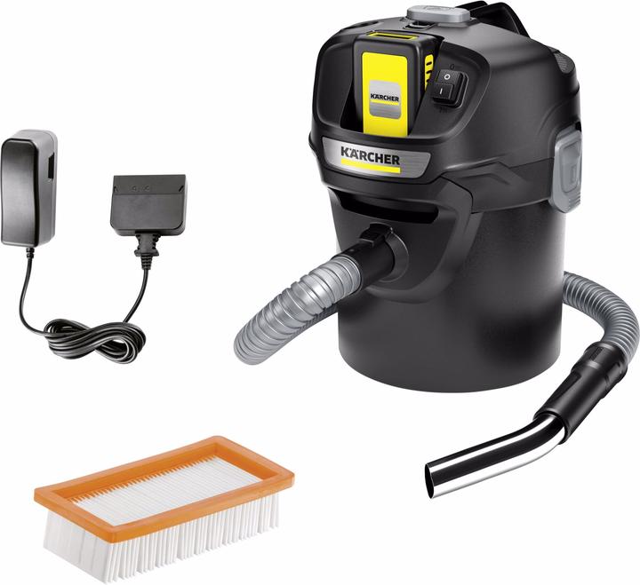 Kärcher AD 2 Battery Set Battery Ash Vacuum Cleaner (Aspirapolvere a umido e a secco)