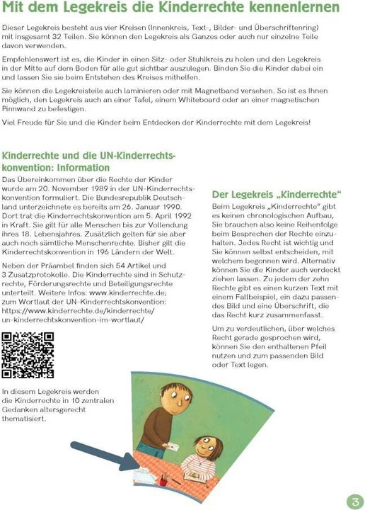 Immagine prodotto Die Kinderrechte. Ein Legekreis für die Grundschule in 10 Bildern (Tedesco, Melanie Fenzl, 2024)