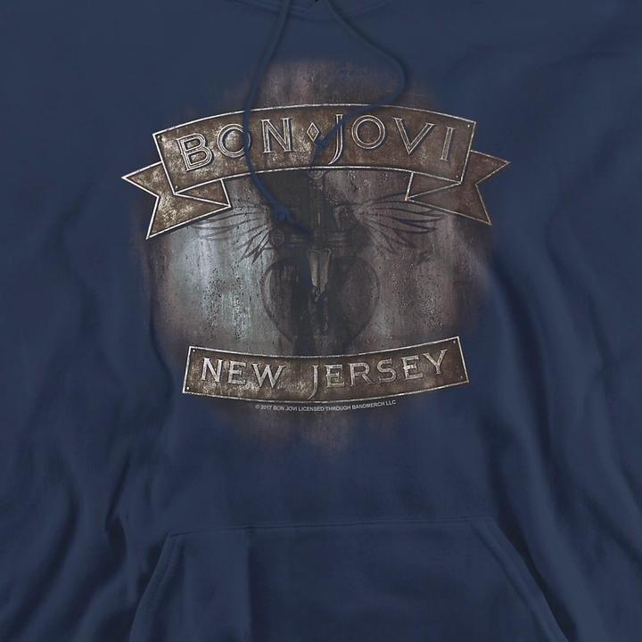 Produktbild Bon Jovi New Jersey Kapuzenpullover (M)