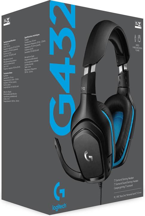Immagine prodotto Logitech G G432 (Cablato)