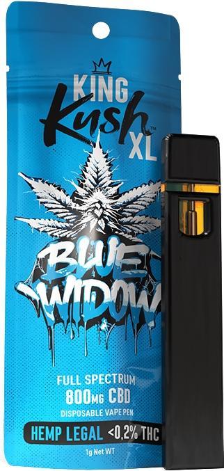 Kush CBD Vape Kush CBD Vapepen Blue Widow 0.2% THC