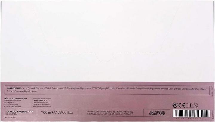 Produktbild Rilastil LAVADO VAGINAL CLX solución monodosis 5 x 140 ml (700 ml, Intimwaschlotion)