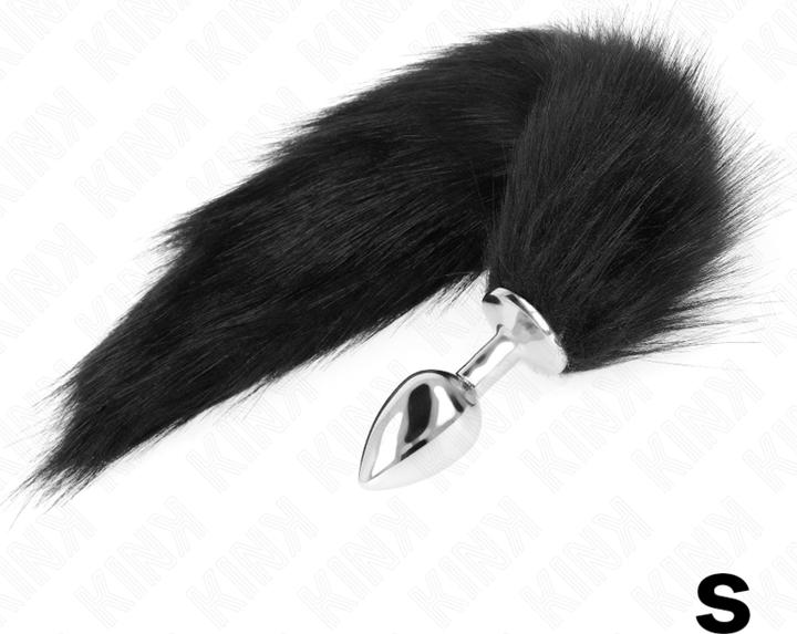 Kink Anal Plug Grã–Sse S 7 X 3 cm Mit Kunststoffschwanz 40 cm Schwarz