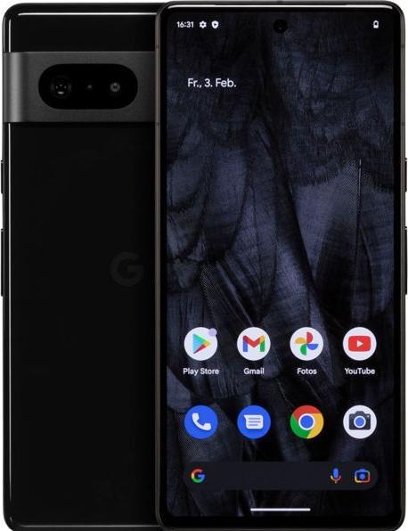 Produktbild Google Pixel 7 (256 GB, Obsidian, 6.30", SIM + eSIM, 50 Mpx, 5G)