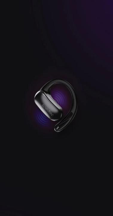 Produktbild Porodo Soundtec Air Beat Open-Ear Wireless Kopfhörer - Schwarz