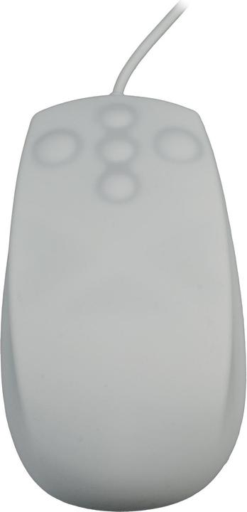 Actual product image MCL MCL-SAMAR Souris optique étanche silicone - Blanc (Cable)