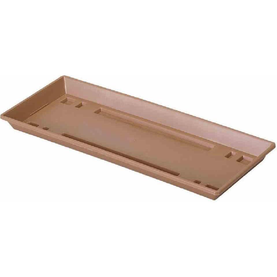 Geli, Blumentopf Zubehör, Blumenkastenuntersetzer Kunststoff 78x15 cm terrakotta