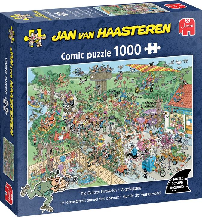 Produktbild Jumbo Puzzle Stunde der Gartenvögel (1000 Teile)