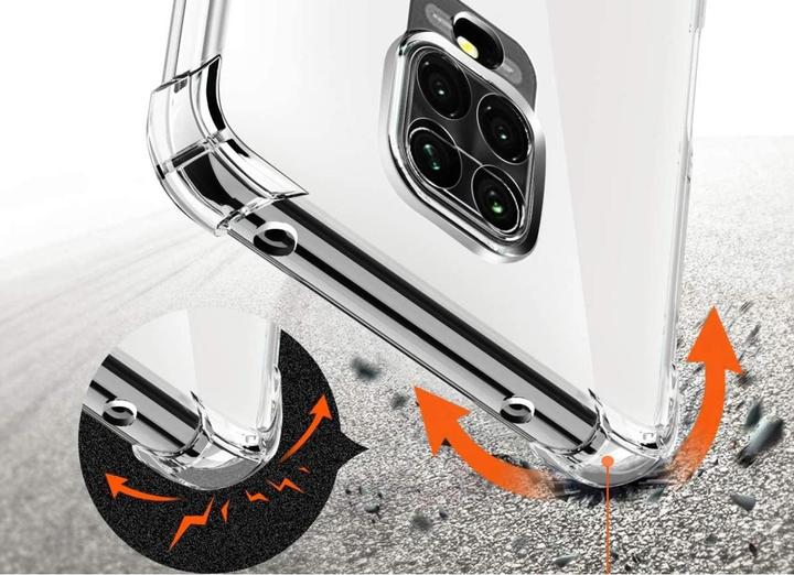 Produktbild Screenguard Xiaomi Redmi Note 9 Pro Hülle Crystal Soft Airbag Bumper (Xiaomi Redmi Note 9 Pro)