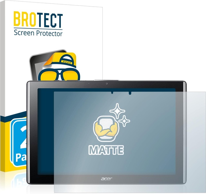 Productafbeelding BROTECT Antireflecterende schermbeschermer mat (2 Stuk, Iconia One 10 B3-A40)