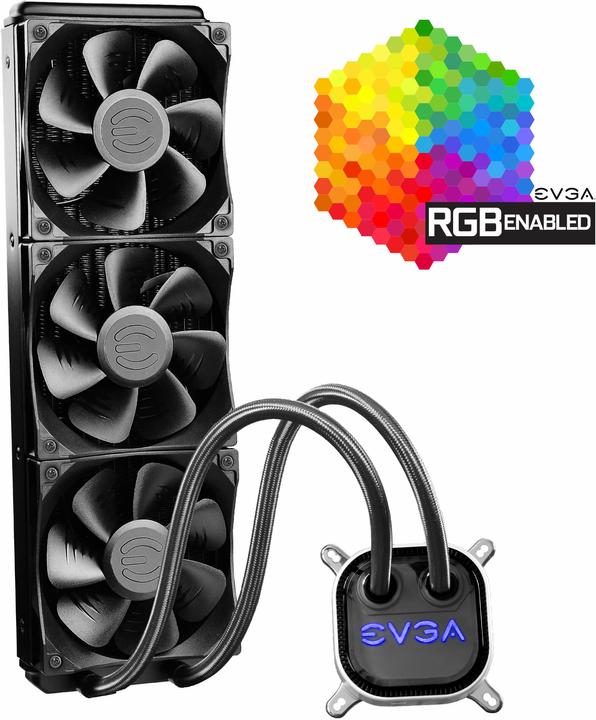 Produktbild EVGA CLC 360 Liquid Water CPU Cooler RGB LED Cooling