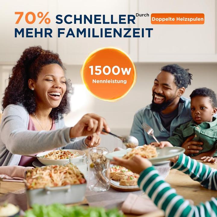 Produktbild Midea Schnellkochtopf, 9-in-1 Multikocher mit 12 Funktionen, Rezeptbuch