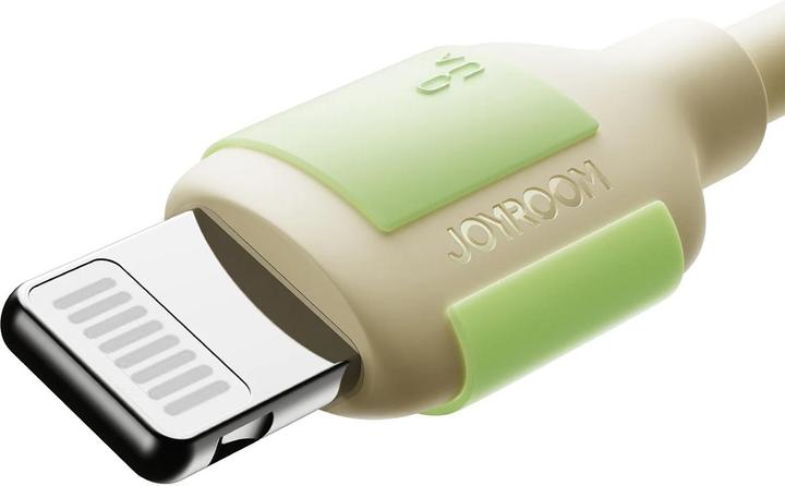 Actual product image Joyroom 3A Fast Charging Data Cable USB-A to Lightning, 2m - Beige (2 m, 30 W)