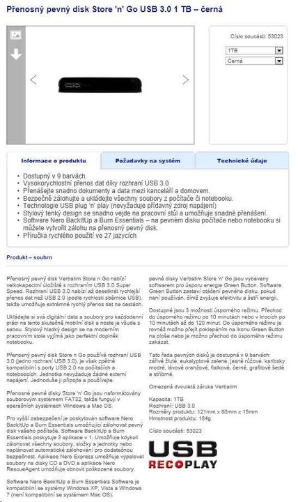 Productafbeelding Verbatim Store 'n' Go (2 TB)