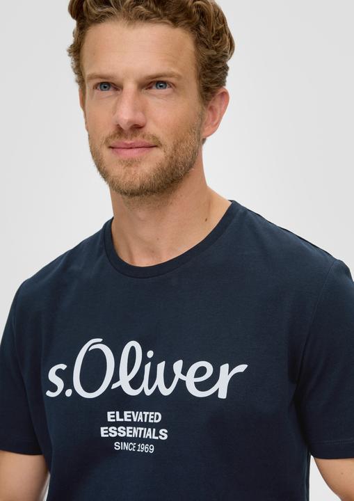 Actual product image S.Oliver T-Shirt Casual Bequem sitzend Logo T-Shirt (XXL)