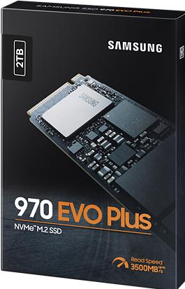 Actual product image Samsung 970 EVO Plus (2000 GB, M.2 2280)