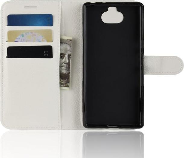 Actual product image MU Classic Litchi Leather Bookcover Series (Sony Xperia 10 Plus)