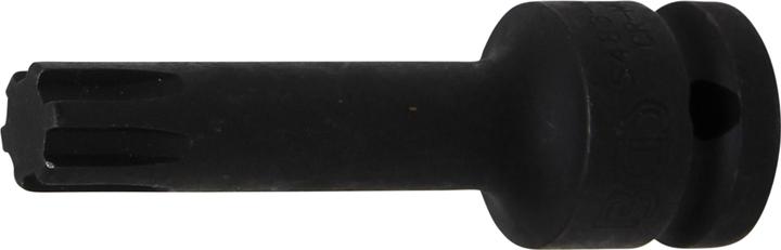 Actual product image BGS Impact Bit Socket length 75 mm 12.5 mm (1/2") Drive Spline (for RIBE) M13 (Inner square)