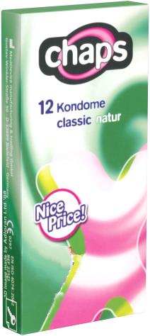 Produktbild Chaps Classic Natur» 12 Kondome für volle Verkehrssicherheit (12 Stk.)